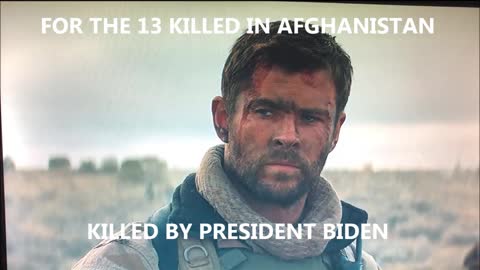 FOR THE 13 KILLED IN AFGHANISTAN KILLED BY PRESIDENT BIDEN