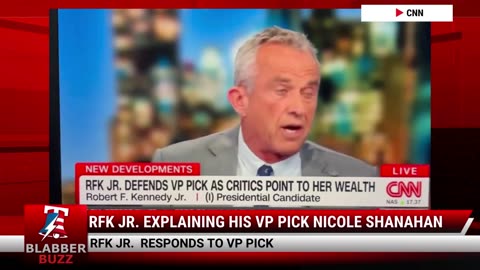 RFK Jr. Explaining His VP Pick Nicole Shanahan