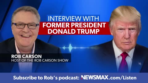 President Donald Trump on "The Rob Carson Show" | FULL INTERVIEW