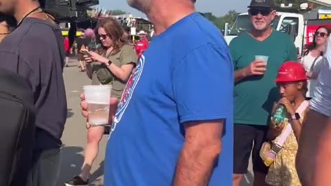 “I’m glad they didn’t hang you": Donald Trump supporter to Mike Pence at Iowa State Fair