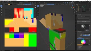 Paint Minecraft Skins in Blender