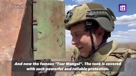 The famous Tsar Mangal. These are the kind of tanks that remain “invisible to drones”. 👍😁