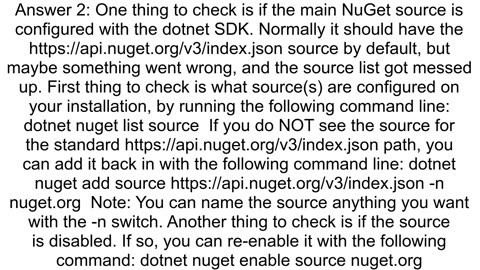 Cannot install anything using dotnet tool install command