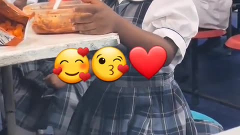 Adorable baby girl Enjoying Delicious Noodle