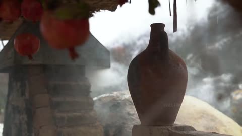 Juicy Steak Cooked on a Finnish Candle! Wild Cuisine Wild Cuisine in the Mountains of Azerbaijan