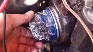 Damaged filter fitting