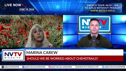 Marina Carew Discusses Should We Be Worried About Chemtrails with Nicholas Veniamin