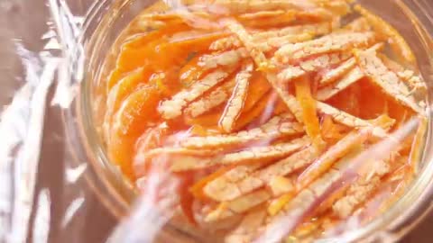 Don't throw away the skin! How to make his mandarin orange marinade that eats whole mandarin orange