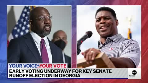 Sen. Raphael Warnock, Herschel Walker facing off in Georgia Senate runoff