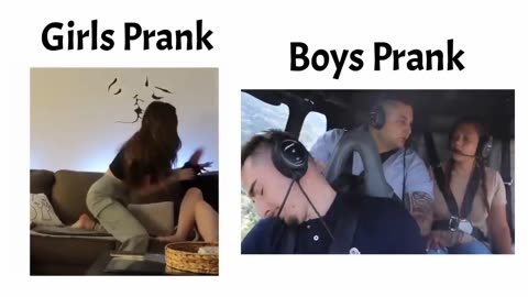 girls vs boys prank