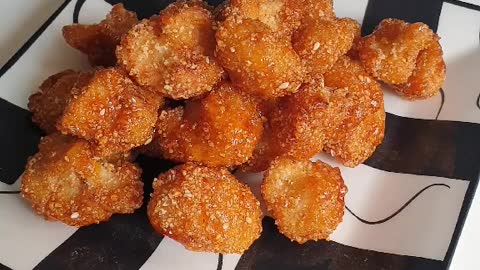 Crispy honey cauliflower