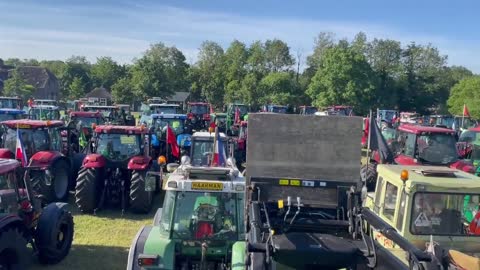 Dutch farmers strike to protest green energy policies (June 22, 2022)