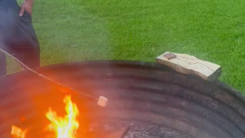 Real Nice Plate Falls Into Fire