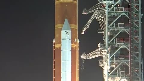 NASA's Artemis I Rocket Launch from Launch Pad 39B Perimeter