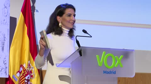 Monasterio: "Un Gobierno de VOX acabará con la traición a España"