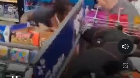 Walmart Theif Cries Racism