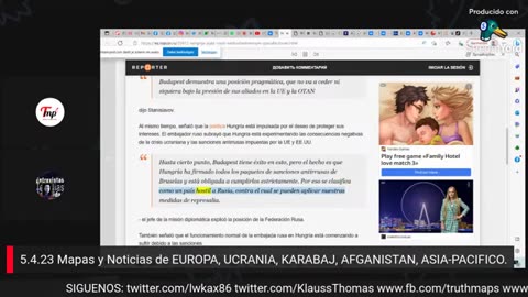 Actualidad Bélica 5.4.23 Rusia toma legalmente Bajmut / Siria estalla Israel asalta Alqsa Gaza ataca