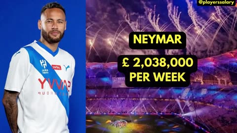 PLAYER SALARY NEYMAR AL HILAL 2023.