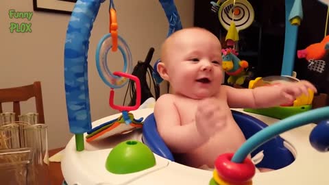 funny babies laughing hystericcally