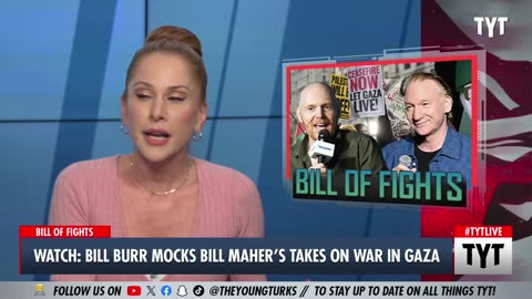 WATCH: Bill Burr WRECKS Bill Maher's Takes On Gaza War