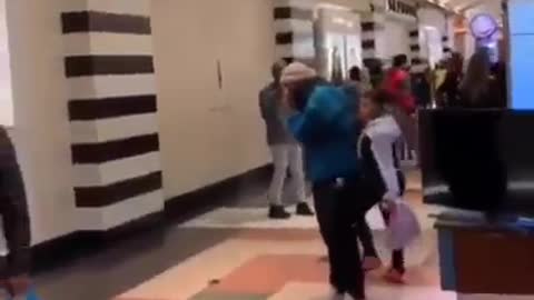 Walden Galleria Mall fight in Buffalo, NY Dec 26 2018