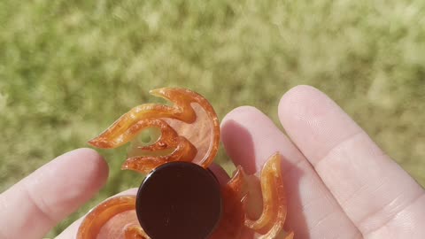 Fire Blaze Fidget Spinner Toy Made With Epoxy Resin