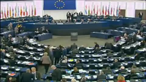 British Flag Flown Upside Down in Strasbourg