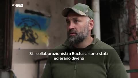 NWO, UCRAINA: Bucha, strage di collaborazionisti filo-russi, Viktor Lytovchenko, skytg24