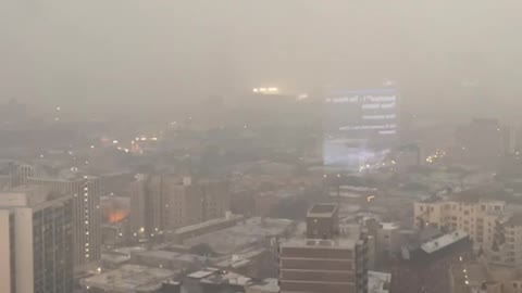 Lighting Strike at Wrigley Field