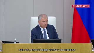 El presidente Derzhdumi Volodin parece ser que si desea movilizar a los diputados rusos, debe envia