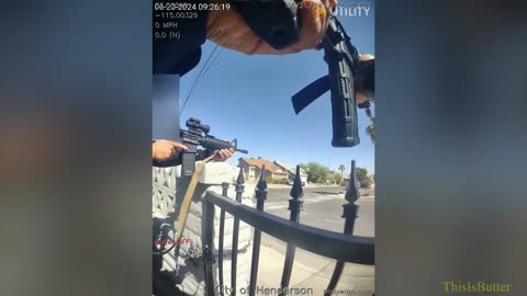 Body camera video shows Henderson police negotiating with suspect before shooting