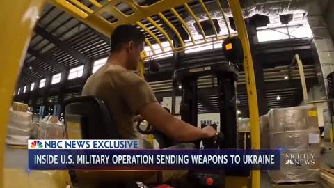 NBC News Exclusive: How Military Equipment Travels From Dover Air Force Base to Ukraine