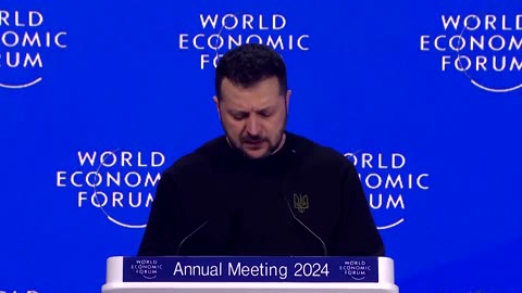 At WEF, Zelenskiy urges Western unity to stop Putin