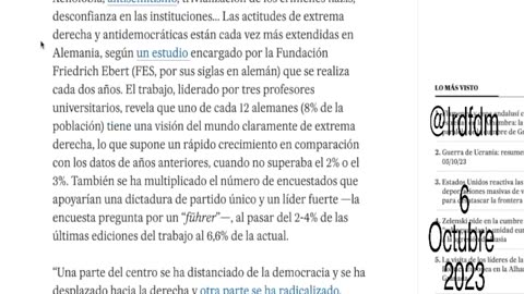 No hay más $$ / Persecución política mundial 6.10.2023