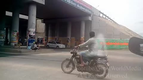 Person Riding a Bike With Ghost,Real Ghost Spirit Caught Back Seat Of The Bike