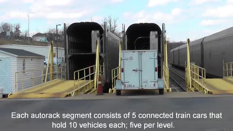 Amtrak Auto Train Loading and Leaving Lorton Virginia to Sanford, Florida | Railfan Rowan