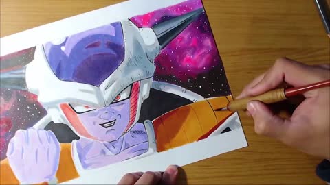 Speed Drawing Freeza - Aprenda Como Desenhar - Curso de Desenho