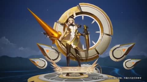 Honor Of Kings.Review Annual Season Skin Athena-Dawn's Covenant By