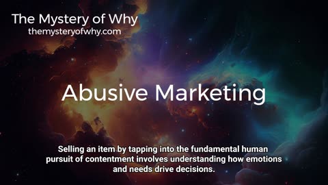 4. Abusive Marketing - Wokeism is dead, religion is obsolete.