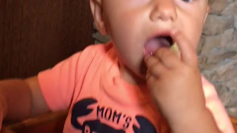 Landon's first Lime