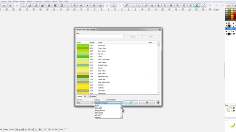 Embird Tutorial - How to select different thread color charts