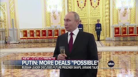 Putin says more prisoner exchanges are 'possible'