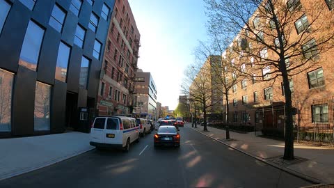 Driving Around Thru 04-20-2022 NYC New York 4K Front Manhattan East Spanish Harlem