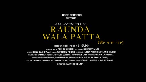 🎶🎶''Punjabi Beats RAUNDA WALA PATTA🔥 A Musical Journey of Love and Life