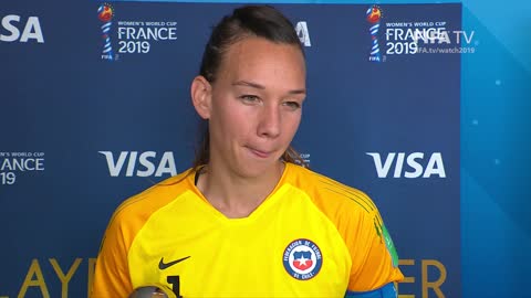 Christiane Endler – Player of the Match – USA v Chile