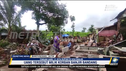 Temuan Uang 12 Juta Rupiah Di Sisa Banjir