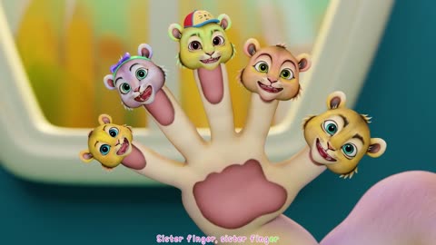 Finger Family Lion _ Nursery Rhymes Kids Songs