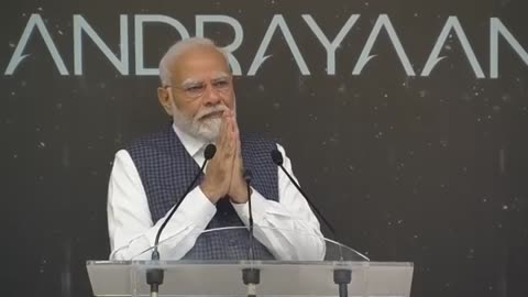 PM Narendra Modi gets emotional after saluting ISRO scientists on the success of Chandrayaan-3