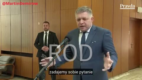 🚨Premier Słowacji Robert Fico po posiedzeniu w Paryżu 26.2.2024