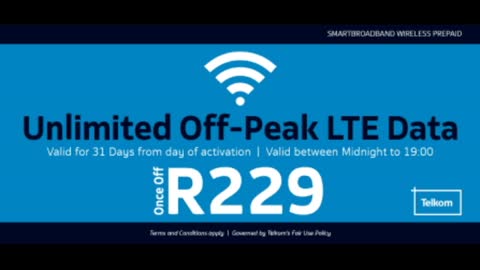 Unlimited Off-Peak Telkom LTE Data